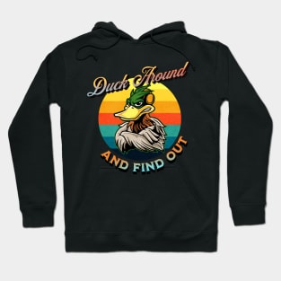 Duck Around And Find Out Funny Sarcastic Hoodie